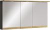 VCM Badmöbel Spiegelschrank Cosila 921848 Anthrazit / Honig-Eiche H. 59 x B. 110 x T. 23 cm Bild 1