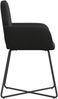 vidaXL Esszimmerstühle 6 pcs Samt (V) Schwarz 55 x 50 x 84 cm 3428388 Bild 4