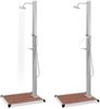 vidaXL Gartendusche mit Bodenelement WPC Edelstahl 3051285 Bild 3