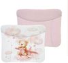 Ceba Baby® weiche Wickelauflage 75x72 cm - Doppelseitige Baby Wickelunterlage - rosa Wickeltischauflage für Junge und Mädchen - Wasserdicht, abwaschbar - OEKO-TEX - Made in EU - Teddys Traumflug Bild 2