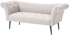 Chaiselongue NANTILLY Stoff Hellbeige Bild 4