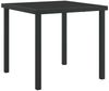 vidaXL Garten Essgruppe mit Kissen 3 pcs Schwarz Poly-Rattan 3380141 Bild 5