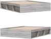 vidaXL Bettgestell Grau Sonoma 150x200 cm 3203871 Bild 3