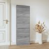 vidaXL Schuhschrank Grau Sonoma 59x17x169 cm Holzwerkstoff 342516 Bild 3