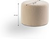 Sitzkissen (B/H/T: 51x41x51 cm) in Beige Bild 2