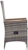 vidaXL 3-tlg. Garten-Lounge-Set mit Kissen Poly Rattan Grau 3059364 Bild 5