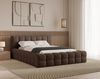 Chilly Möbel Polsterbett Verona Braun Bouclé Stoff 180x200 cm mit Stauraum Quelle 25 Bild 5
