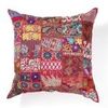 Indisches Patchwork Kissen Mar Beige Bild 2