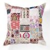 Indisches Patchwork Kissen Mar Beige Bild 3