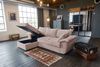 KAWOLA Sofa DAMETO Ecksofa Bettsofa Schlafsofa mit Stauraum Cord rosa Recamiere links 77 x 174 x 266 cm Bild 5