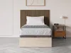 Vente-unique - HESTIA Lattenrost und Bettrahmen Holz, Platte Beige - B 90 cm x H 34 cm x L 200 cm Bild 2