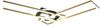 LED Deckenleuchte TWISTER Messing dimmbar, Lichtfarbe einstellbar, Breite 90cm Bild 2
