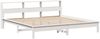 vidaXL Massivholzbett ohne Matratze Weiß 200x200 cm Kiefernholz 3309726 Bild 3