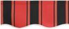 vidaXL Markisenschürzen-Ersatz Orange / Schwarz / Gelb 3,5 m Polyester 42000696 Bild 5
