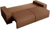 Vente-unique - AMELIA Sofa Stoff Braun - B 102 cm x H 85 cm x L 257 cm Bild 3