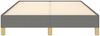 vidaXL Bettgestell ohne Matratze Dunkelgrau 120x190 cm Stoff 379490 Bild 5