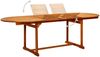 vidaXL 9-tlg. Garten-Essgruppe Massivholz Akazie 160-240 cm 3079640 Bild 5