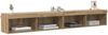 vidaXL TV-Schrankset mit LED 2 pcs Artisan-Eiche 100 x 30 x 30 cm 882968 Bild 3