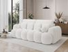 MOEBLO Schlafsofa Elvento, Sitzer Sofa mit Schlaffunktion & Komfortpolsterung – Modernes Schlafsofa mit Bettkasten & Zierkissen, Couch Polstermöbel Sitzmöbel Wohnzimmermöbel 3-Sitzer-Sofa Stoffsofa für Wohnzimmer, B 256 × H 105 × T 119 cm Bild 2