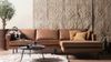 Ecksofa Rodeo Chaiselongue Lederoptik, rechts Cognac Bild 5