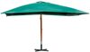 Sonnenschirm, Ampelschirm, Gartenschirm Melia 300x400 cm Grün Bild 2