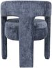 Livin Hill Gepolsterter Stuhl mit Armlehne Leith Marineblau LET71NB 75 x 58 x 62 cm Bild 5