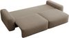 Selsey 'Carnos' - 3-Sitzer Schlafsofa, hellbrauner Chenille-Stoff, schwarze Beine Bild 4