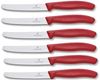 Victorinox | Tafelmesser Set | Swiss Classic | farbenfroh Rot | präzise Schneide | ideal für den Alltagstisch Bild 3