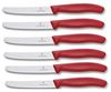 Victorinox | Tafelmesser Set | Swiss Classic | farbenfroh Rot | präzise Schneide | ideal für den Alltagstisch Bild 4