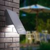LED Wandleuchte, Downstrahler, Aluminium dunkelgrau, H 20 cm Bild 4