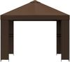 vidaXL Pavillon 3 x 3 m Braun Polyester und Stahl 190 gsm 900360 Bild 3