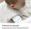 Ehrenkind® Baby Sommerschlafsack Rund Musselin | aus weicher OEKO-TEX zertifizierter Bio-Baumwolle | Sommer Baby Schlafsack Baby 1 TOG Gr. 62/68 Beige Gemustert Bild 3