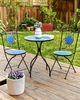 Gartenstuhl 2er Set CIGLIANO Metall Schwarz Bild 3