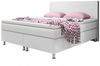 Inter Boxspringbett Madrid 180x200 cm Kunstleder Weiß Bild 4