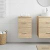 vidaXL Badezimmerschrank Inzwischen Sonoma-Eiche 30 x 35 x 50 cm 890360 Bild 3