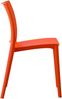 CLP Gartenstuhl Meton mit Lehne stapelbar wetterfest UV-beständig bis 150 kg,orange Bild 5