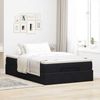 vidaXL Ottoman-Bett mit Matratze Schwarz 120x190 cm Samt 3311173 Bild 3