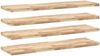 vidaXL Schweberegale 4 Stk. 120x40x4 cm Massivholz Akazie Unbehandelt 3279486 Bild 2