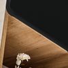 Badezimmer Hochschrank NEW-LUTON in seidenmatt anthrazit mit Wotan Eiche Nb, B/H/T ca. 35/170/32 cm Bild 2