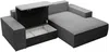 Vente-unique - AMELIA Sofa Samt Grau - B 167 cm x H 85 cm x L 240 cm Bild 4