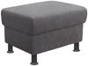 TRENDMANUFAKTUR Hocker Rondo, Polsterhocker zur Serie, Breite 67 cm, Füße schwarz, Fußhocker wahlweise mit Federkern, in verschiedenen Bezügen bestellbar Bild 2