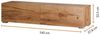 Planetmöbel Garderobenschrank Garderobenschrank Flur 140 cm, verschiedene Farben (Kompaktgarderobe mit Klappe als Stauraum, Hängeschrank 140 cm Gold Eiche) Wandgarderobe (ohne Spiegel) Bild 2