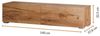 Planetmöbel Garderobenschrank Garderobenschrank Flur 140 cm, verschiedene Farben (Kompaktgarderobe mit Klappe als Stauraum, Hängeschrank 140 cm Gold Eiche) Wandgarderobe (ohne Spiegel) Bild 4