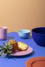 Lyngby Porcelain Schale Rhombe Color Türkis (11cm) 201900 Bild 5