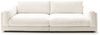 KAWOLA Big Sofa RAINA Cord cremeweiß 85 x 150 x 254 cm Bild 3