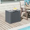 COSTWAY Auflagenbox, Gartenbox 96 L wasserdicht und wetterfest, bis 150 kg Bild 2