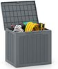 COSTWAY Auflagenbox, Gartenbox 96 L wasserdicht und wetterfest, bis 150 kg Bild 5