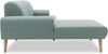 DOMO Collection Swift FK, Ecksofa, Federkern, Webstoff eisblau, 176 x 217 cm Bild 5
