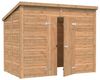 Palmako Gerätehaus Leif 4,5 m² : Hellbraun tauchgrundiert : Basic Bild 4