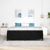 vidaXL Bettrahmen mit Matratze Schwarz 180 x 200 cm Stoff 3399080 Bild 3